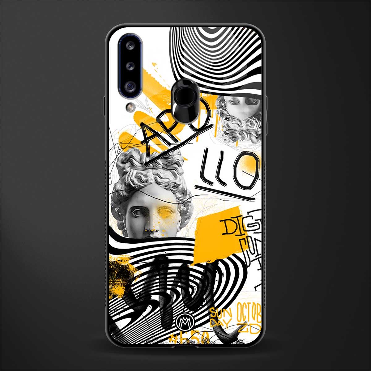 apollo project glass case for samsung galaxy a20s image