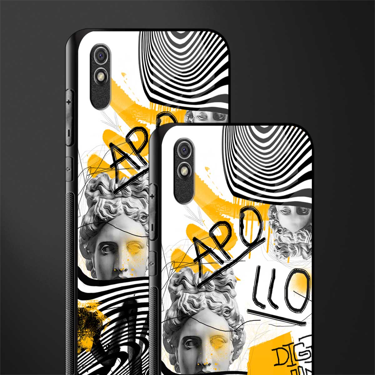 apollo project glass case for redmi 9a image-2