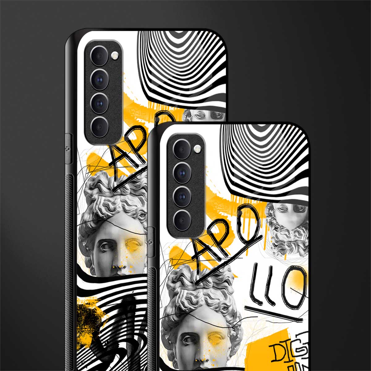 apollo project glass case for oppo reno 4 pro image-2