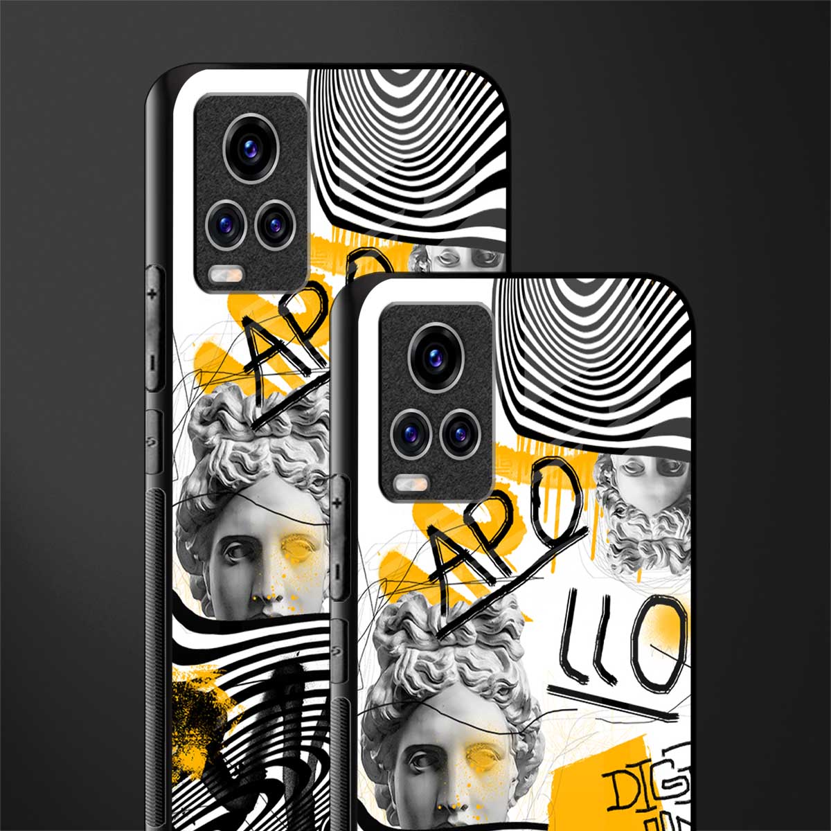 apollo project glass case for vivo v20 pro image-2