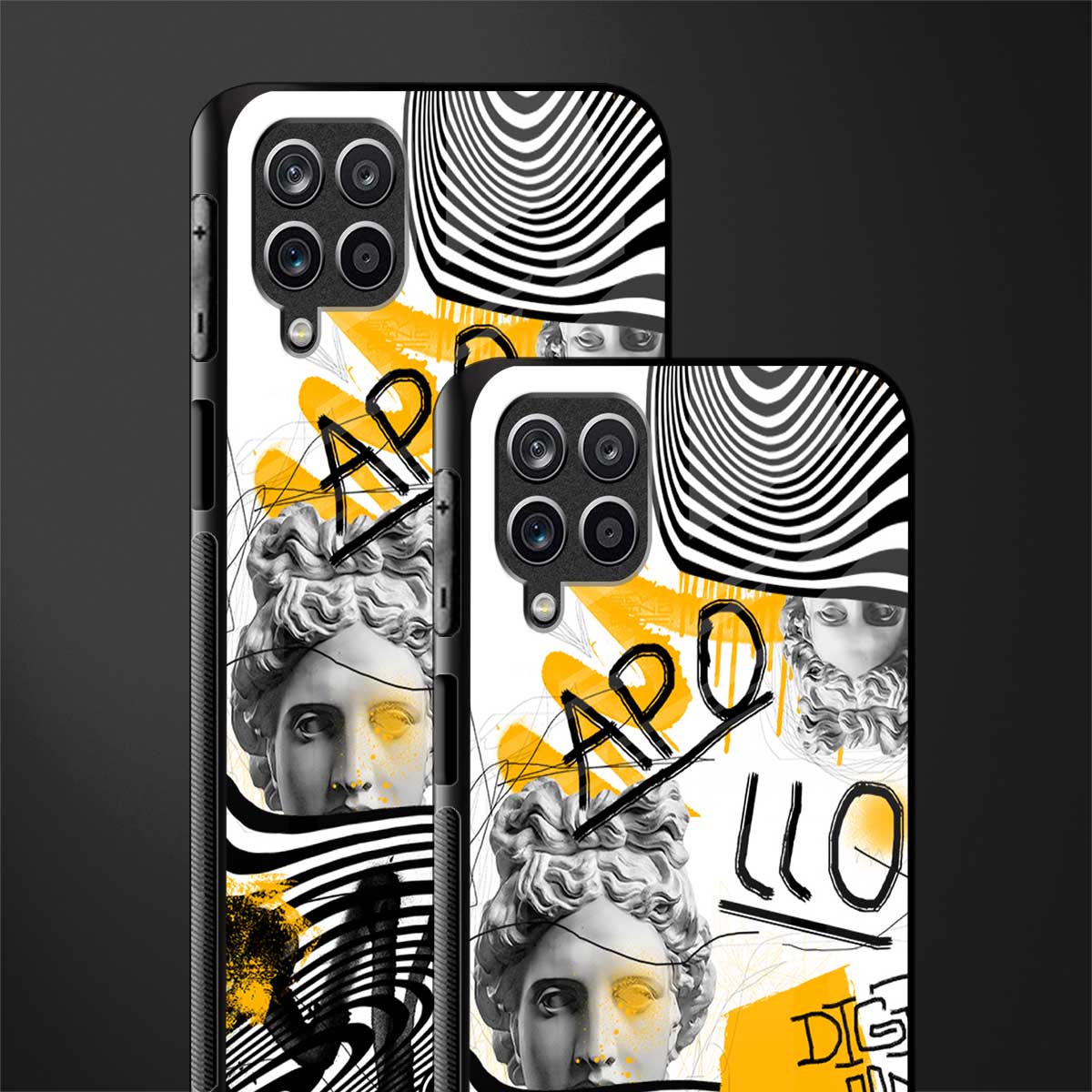 apollo project glass case for samsung galaxy m12 image-2