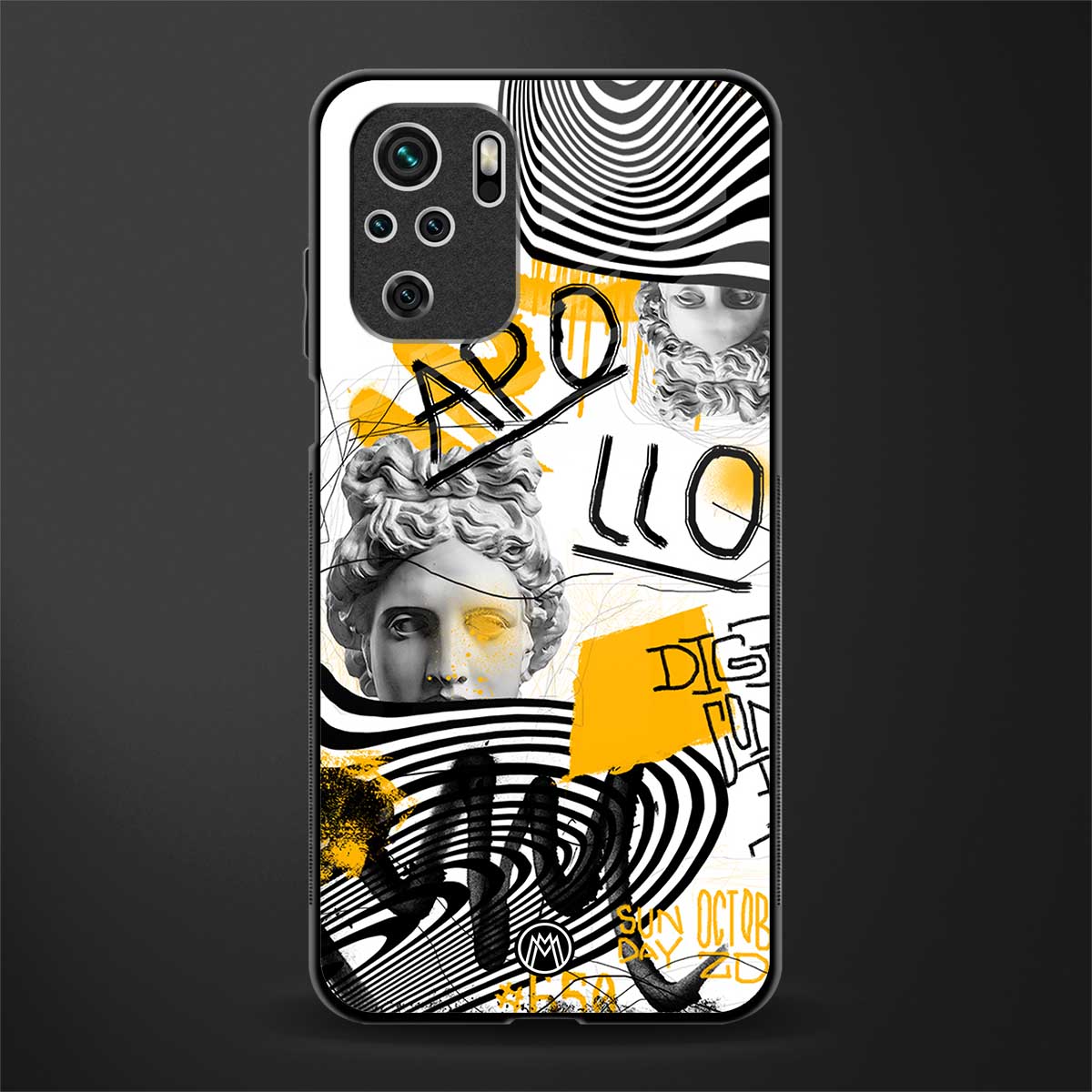 apollo project glass case for redmi note 10 image