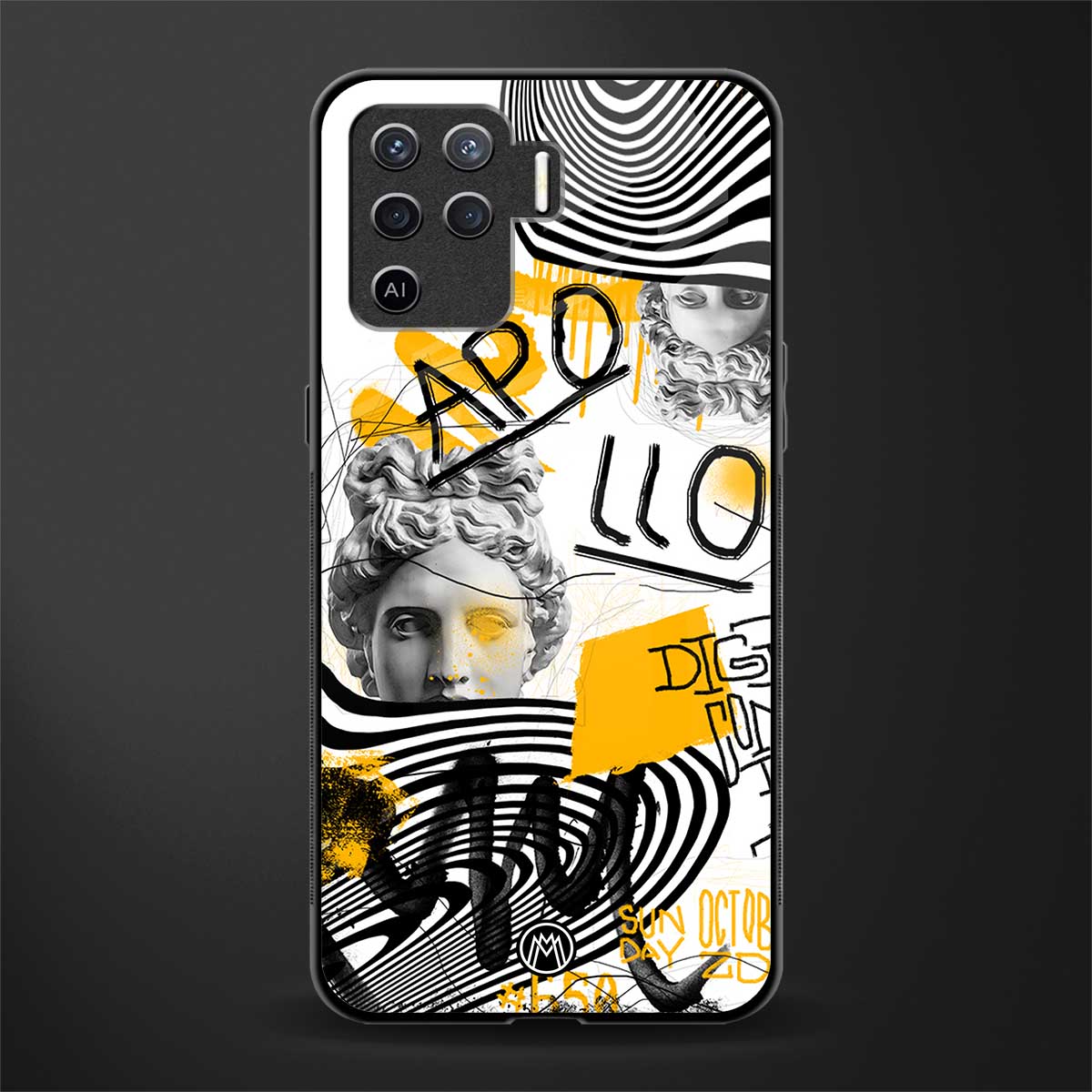 apollo project glass case for oppo f19 pro image