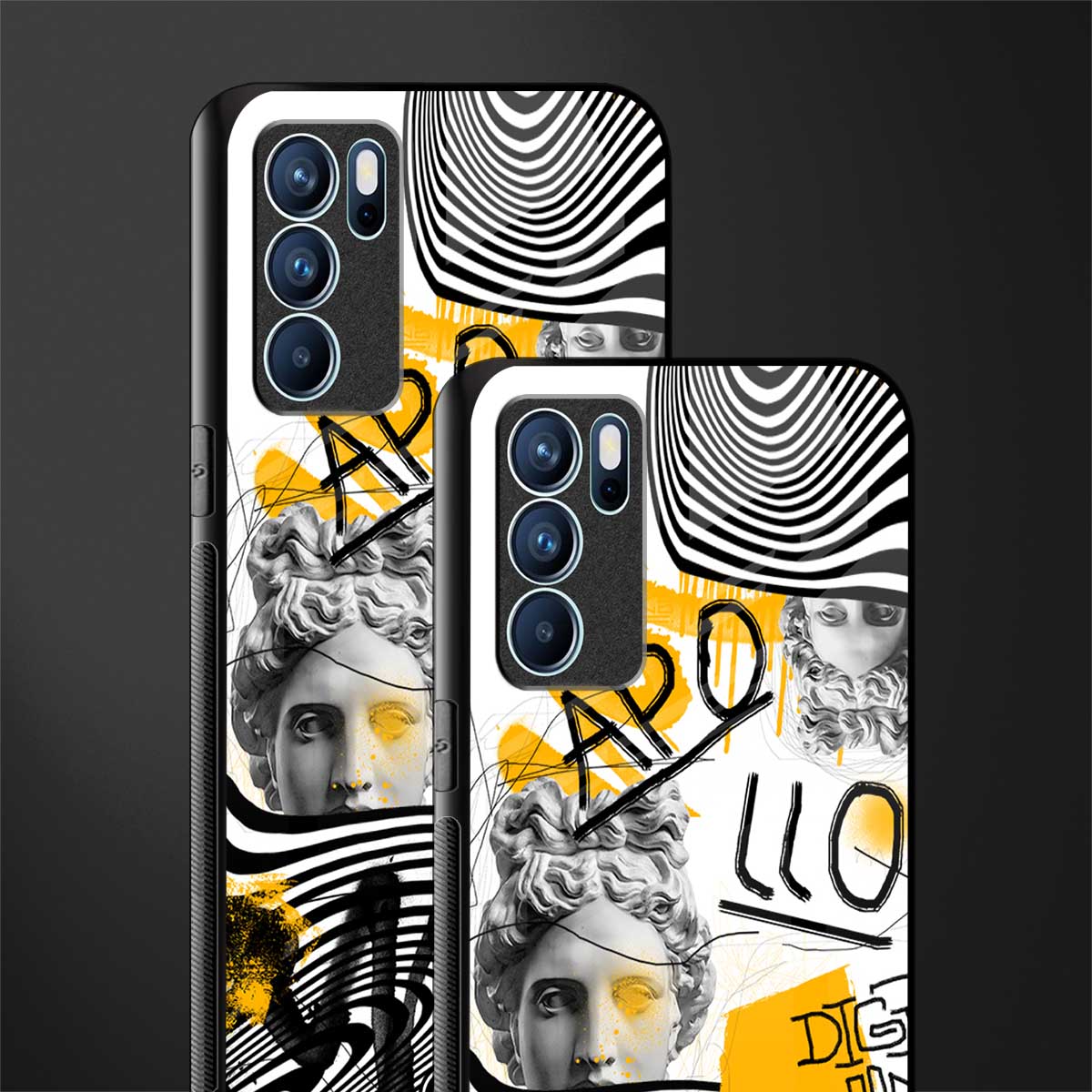 apollo project glass case for oppo reno6 5g image-2