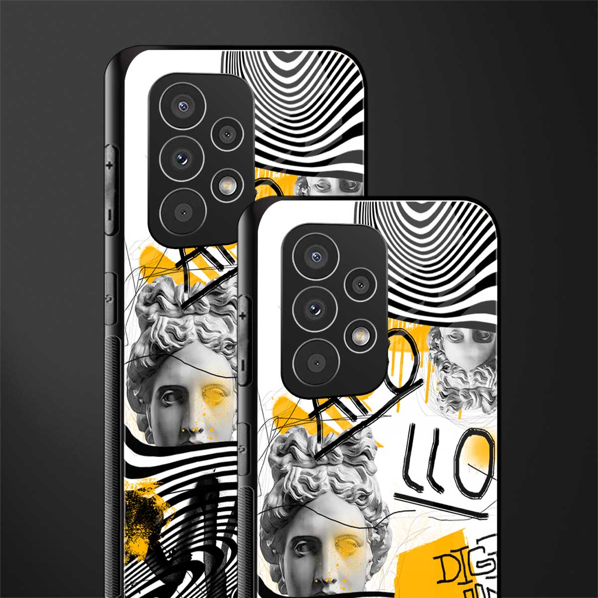 apollo project back phone cover | glass case for samsung galaxy a73 5g