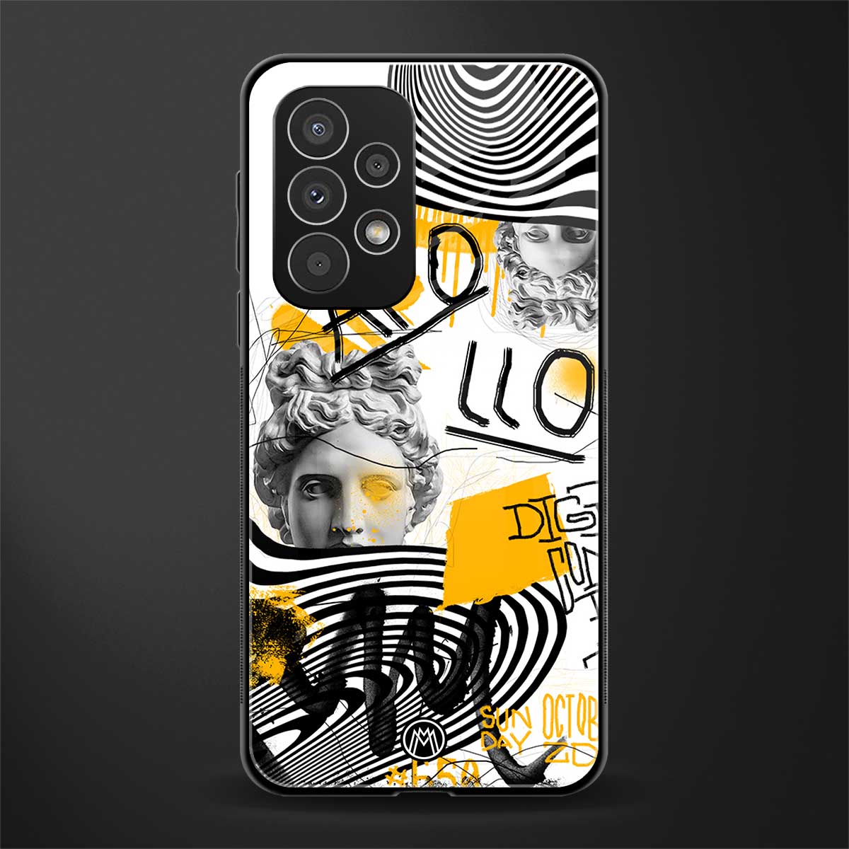 apollo project back phone cover | glass case for samsung galaxy a73 5g