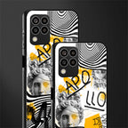 apollo project back phone cover | glass case for samsung galaxy m33 5g