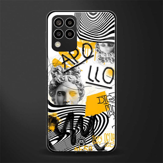 apollo project back phone cover | glass case for samsung galaxy m33 5g