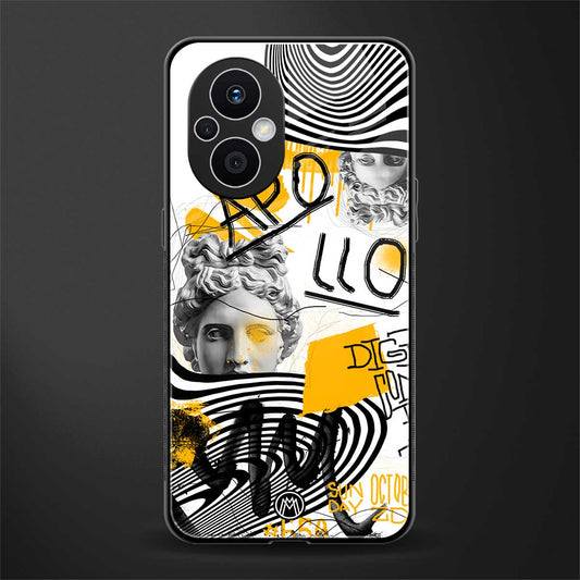 apollo project back phone cover | glass case for oppo f21 pro 5g