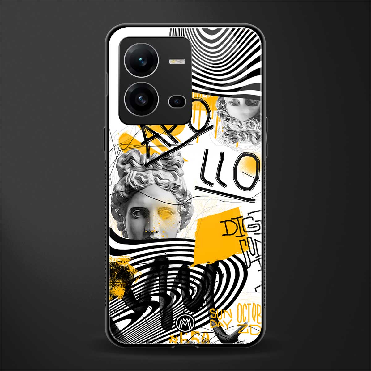 apollo project back phone cover | glass case for vivo v25-5g