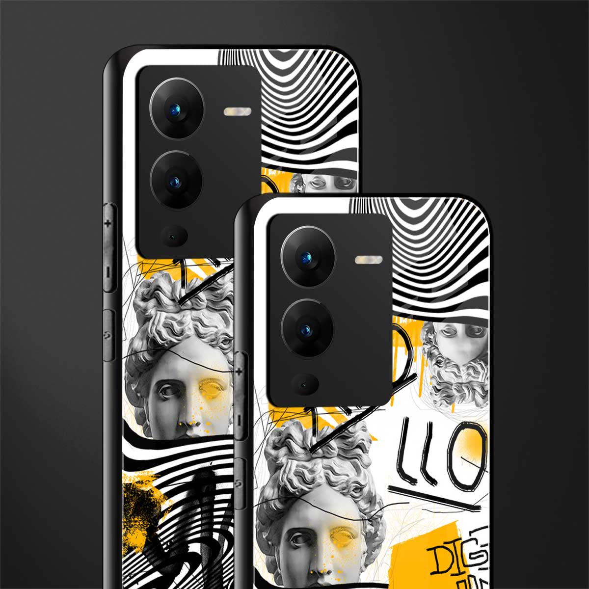 apollo project back phone cover | glass case for vivo v25 pro 5g