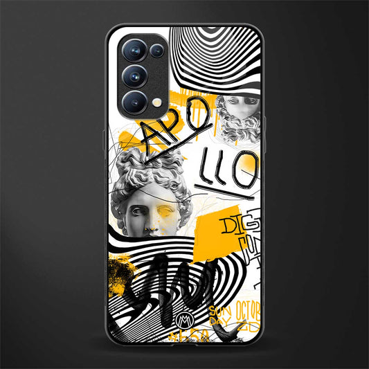 apollo project back phone cover | glass case for oppo reno 5