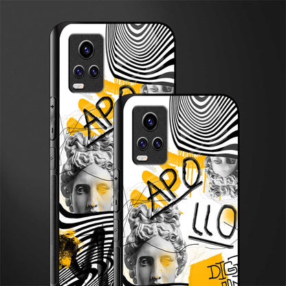 apollo project back phone cover | glass case for vivo v21e 4g