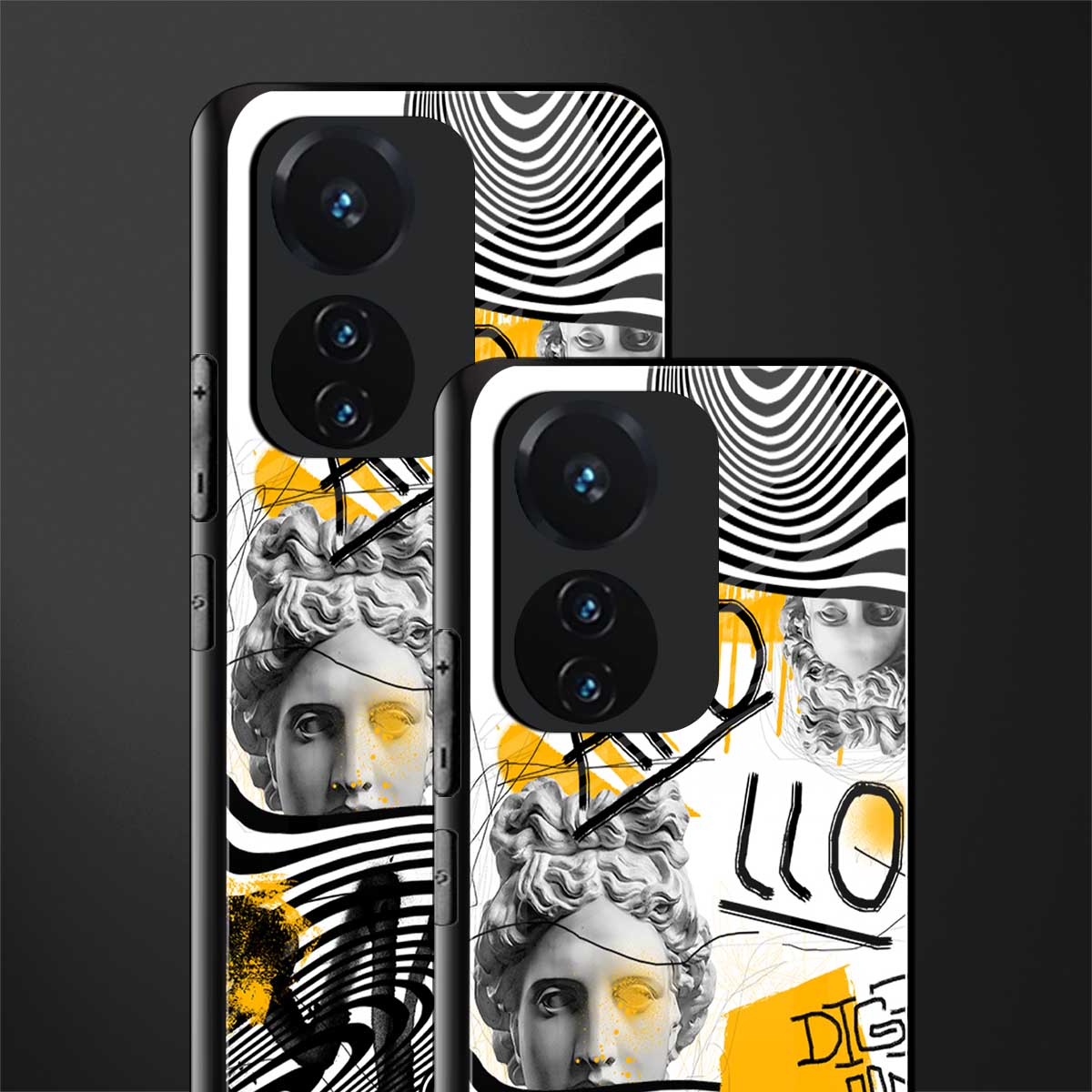 apollo project back phone cover | glass case for vivo t1 44w 4g