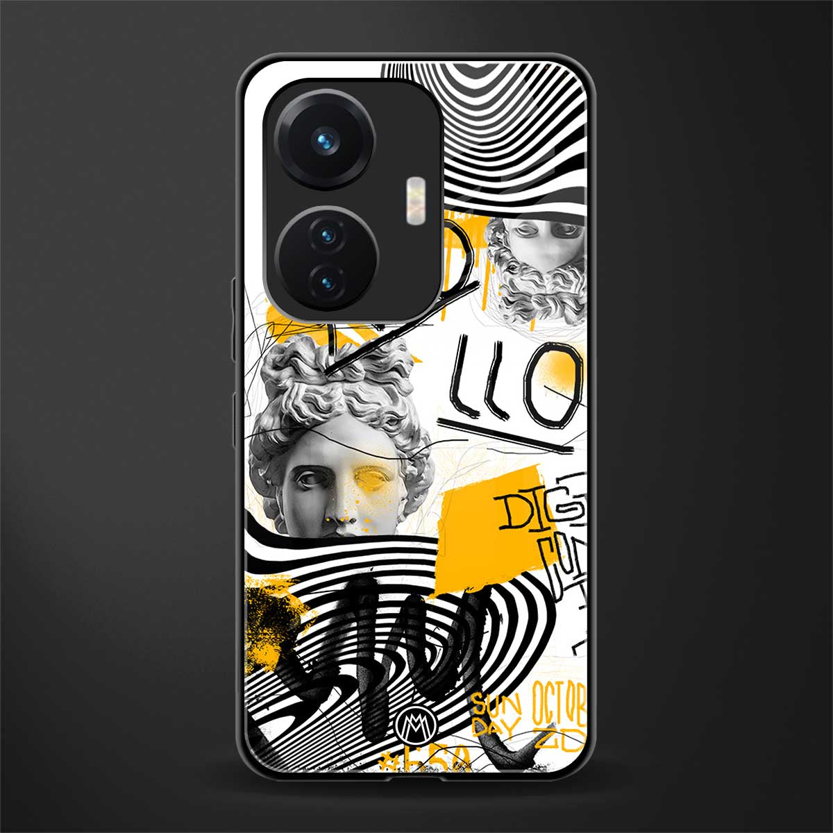apollo project back phone cover | glass case for vivo t1 44w 4g