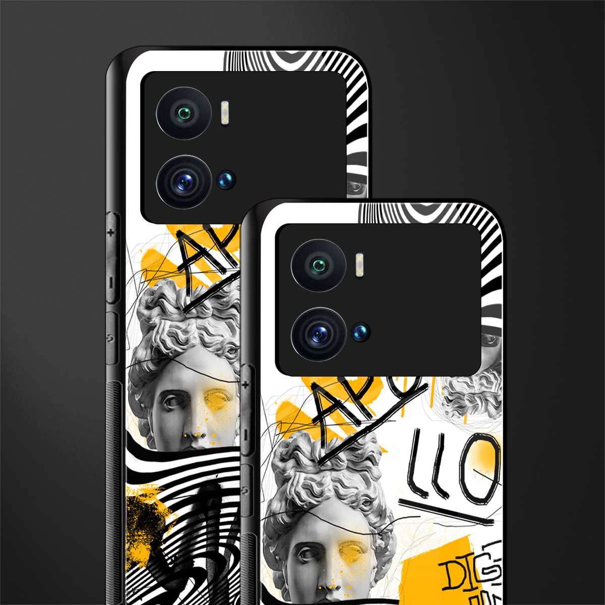 apollo project back phone cover | glass case for iQOO 9 Pro