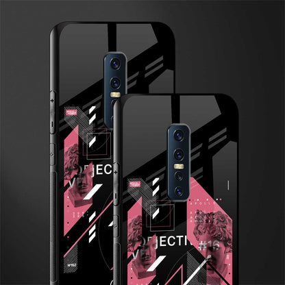 apollo project aesthetic pink and black glass case for vivo v17 pro image-2