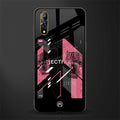 apollo project aesthetic pink and black glass case for vivo s1 image