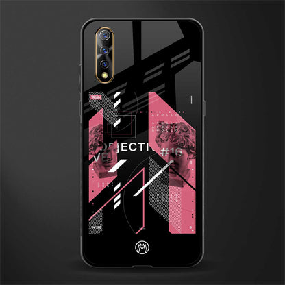 apollo project aesthetic pink and black glass case for vivo z1x image