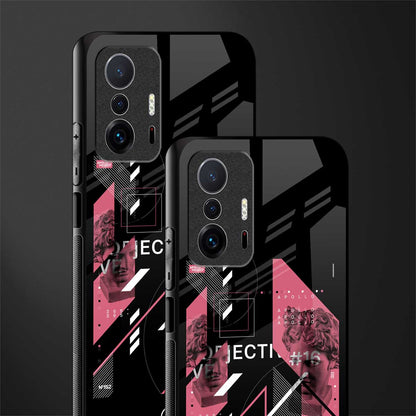 apollo project aesthetic pink and black glass case for mi 11t pro 5g image-2