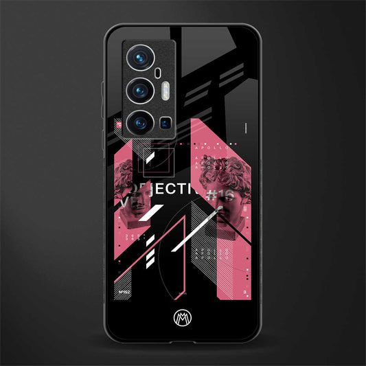 apollo project aesthetic pink and black glass case for vivo x70 pro plus image