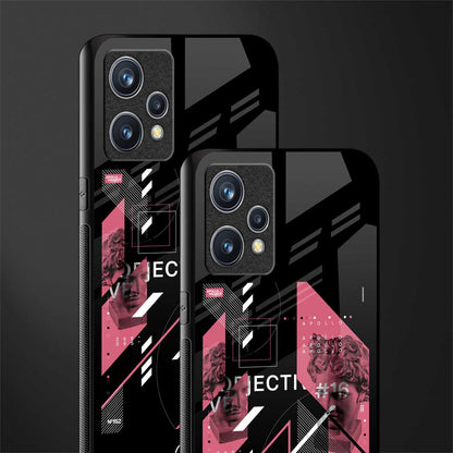 apollo project aesthetic pink and black glass case for realme 9 pro plus 5g image-2
