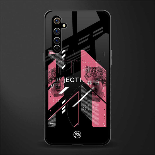apollo project aesthetic pink and black glass case for realme x50 pro image