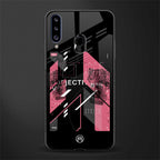 apollo project aesthetic pink and black glass case for samsung galaxy a20s image