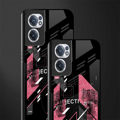 apollo project aesthetic pink and black glass case for oneplus nord ce 2 5g image-2