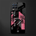 apollo project aesthetic pink and black glass case for realme 8 pro image