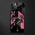apollo project aesthetic pink and black glass case for iphone 12 pro max image
