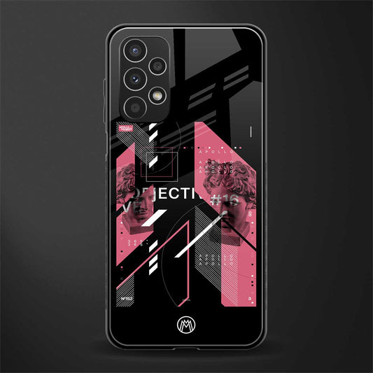 apollo project aesthetic pink and black back phone cover | glass case for samsung galaxy a13 4g