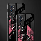 apollo project aesthetic pink and black glass case for oneplus 9rt image-2