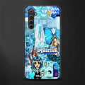 aquarius aesthetic collage glass case for realme 6 pro image