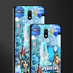 aquarius aesthetic collage glass case for redmi 8a image-2