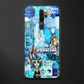 aquarius aesthetic collage glass case for oppo a9 2020 image