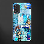 aquarius aesthetic collage glass case for vivo v19 image