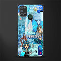 aquarius aesthetic collage glass case for realme 7i image