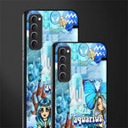 aquarius aesthetic collage glass case for oppo reno 4 pro image-2