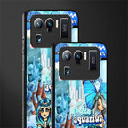 aquarius aesthetic collage glass case for mi 11 ultra 5g image-2