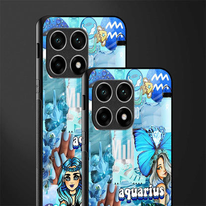 aquarius aesthetic collage glass case for oneplus 10 pro 5g image-2