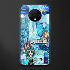 aquarius aesthetic collage glass case for oneplus 7t image