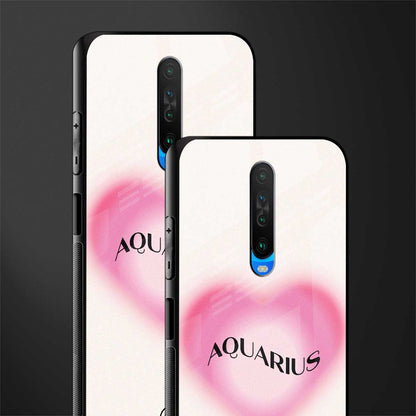 aquarius minimalistic glass case for poco x2 image-2