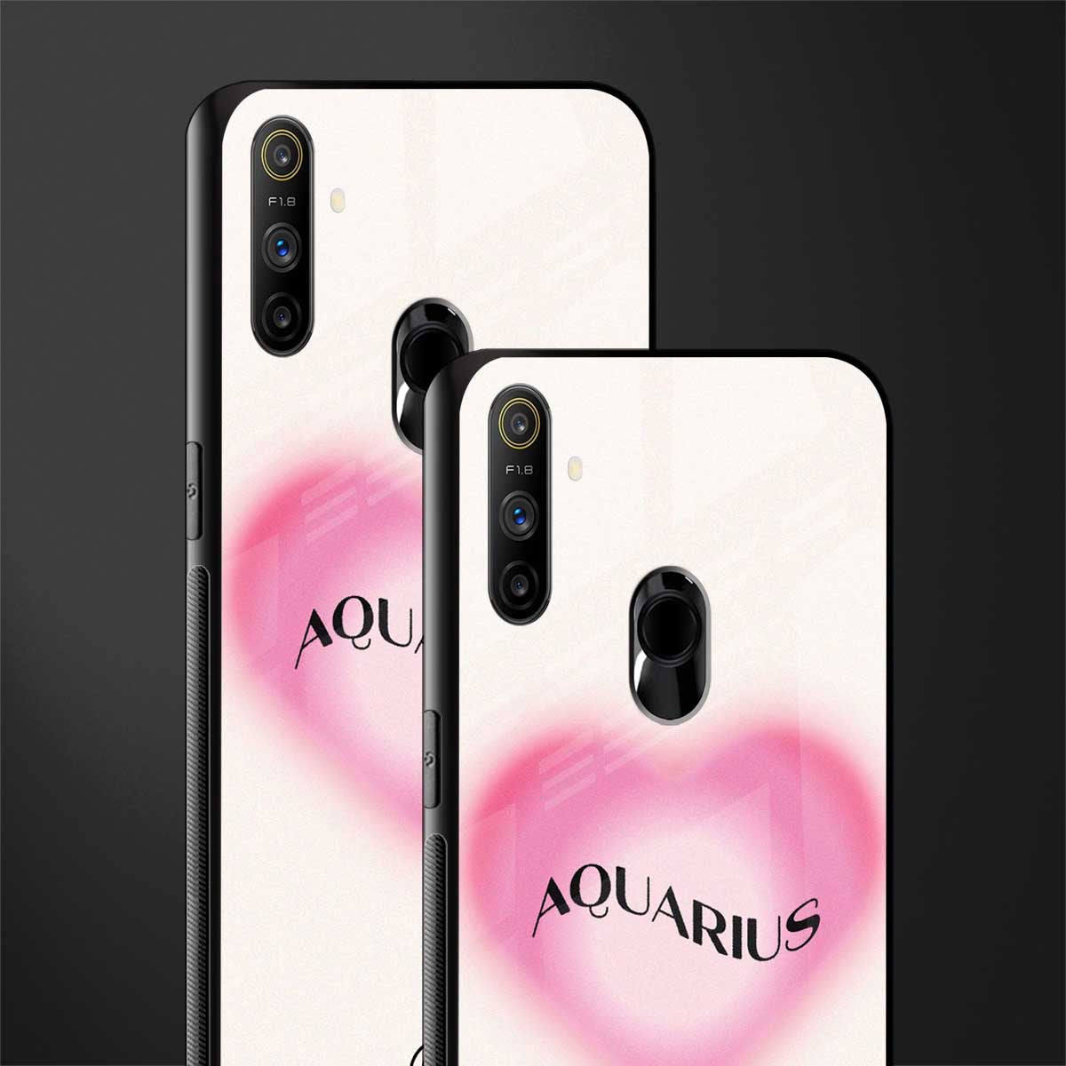 aquarius minimalistic glass case for realme narzo 20a image-2