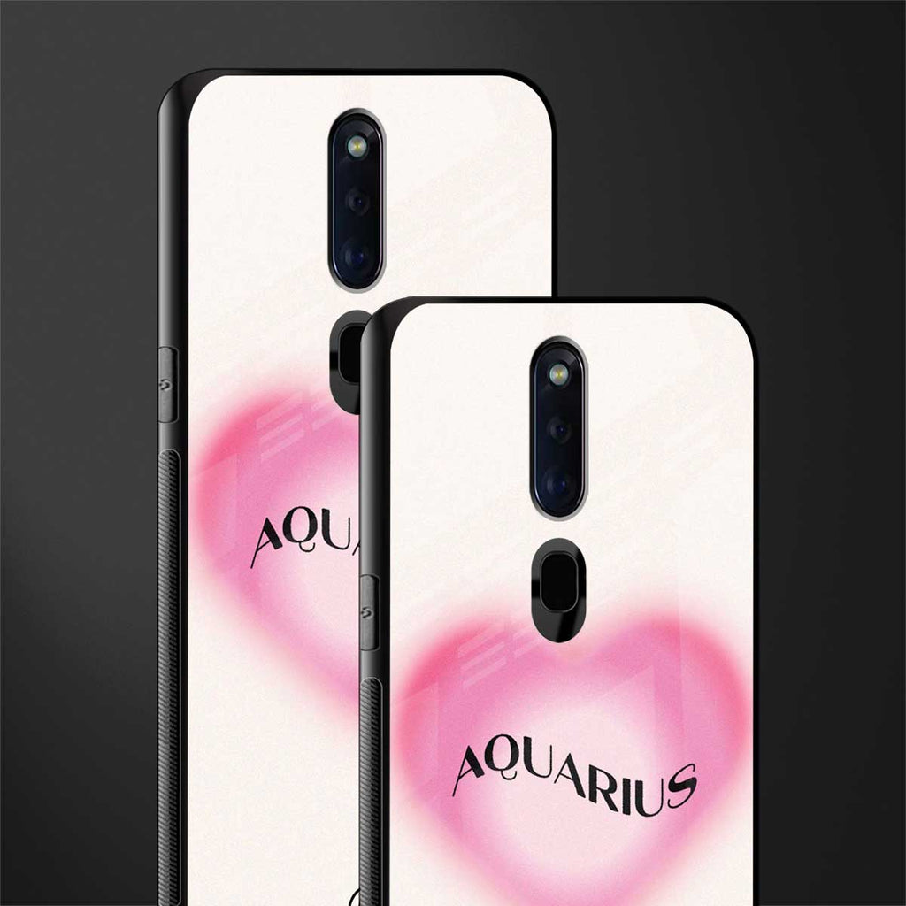 aquarius minimalistic glass case for oppo f11 pro image-2