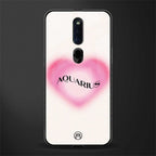aquarius minimalistic glass case for oppo f11 pro image
