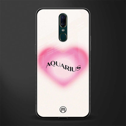 aquarius minimalistic glass case for oppo f11 image