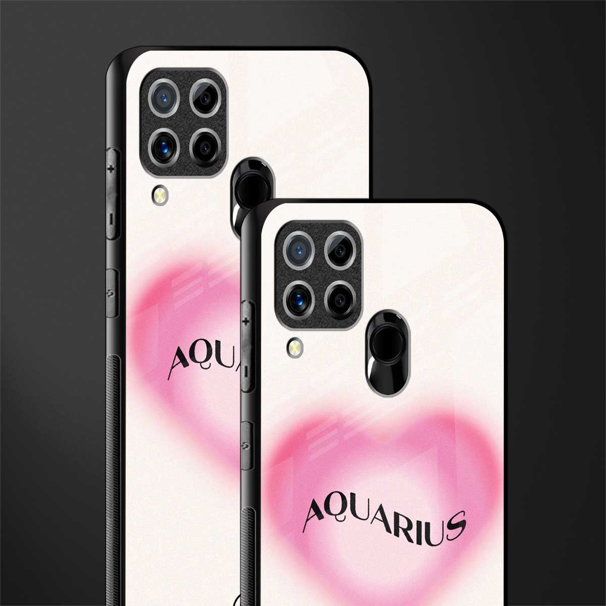 aquarius minimalistic glass case for realme c15 image-2