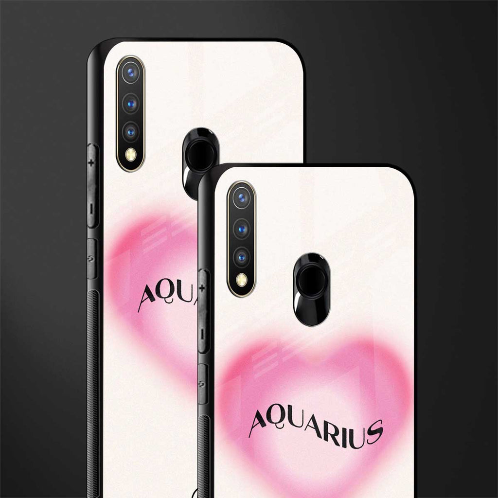 aquarius minimalistic glass case for vivo u20 image-2