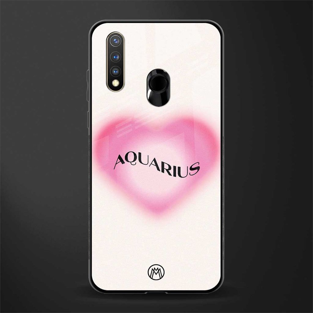 aquarius minimalistic glass case for vivo u20 image